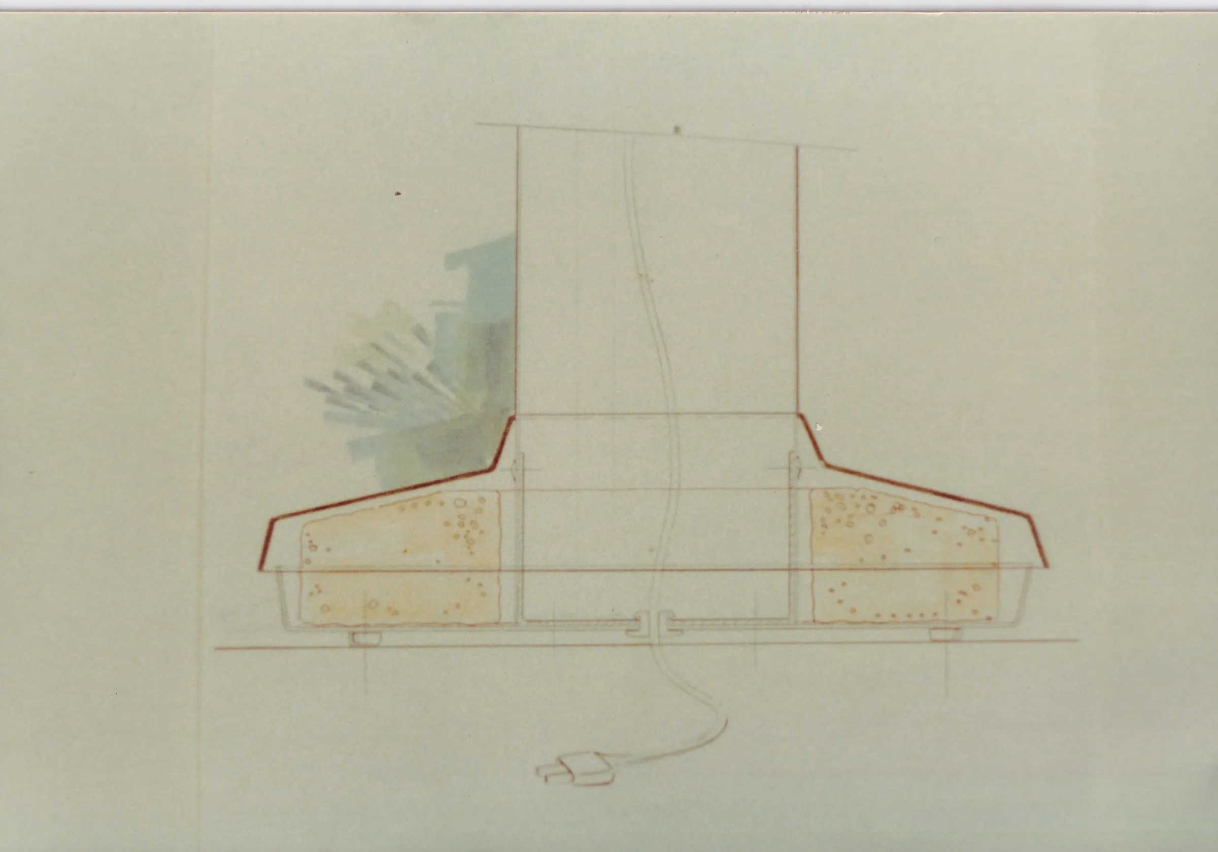 The base assembly of a 360-degree multiplex hologram display.